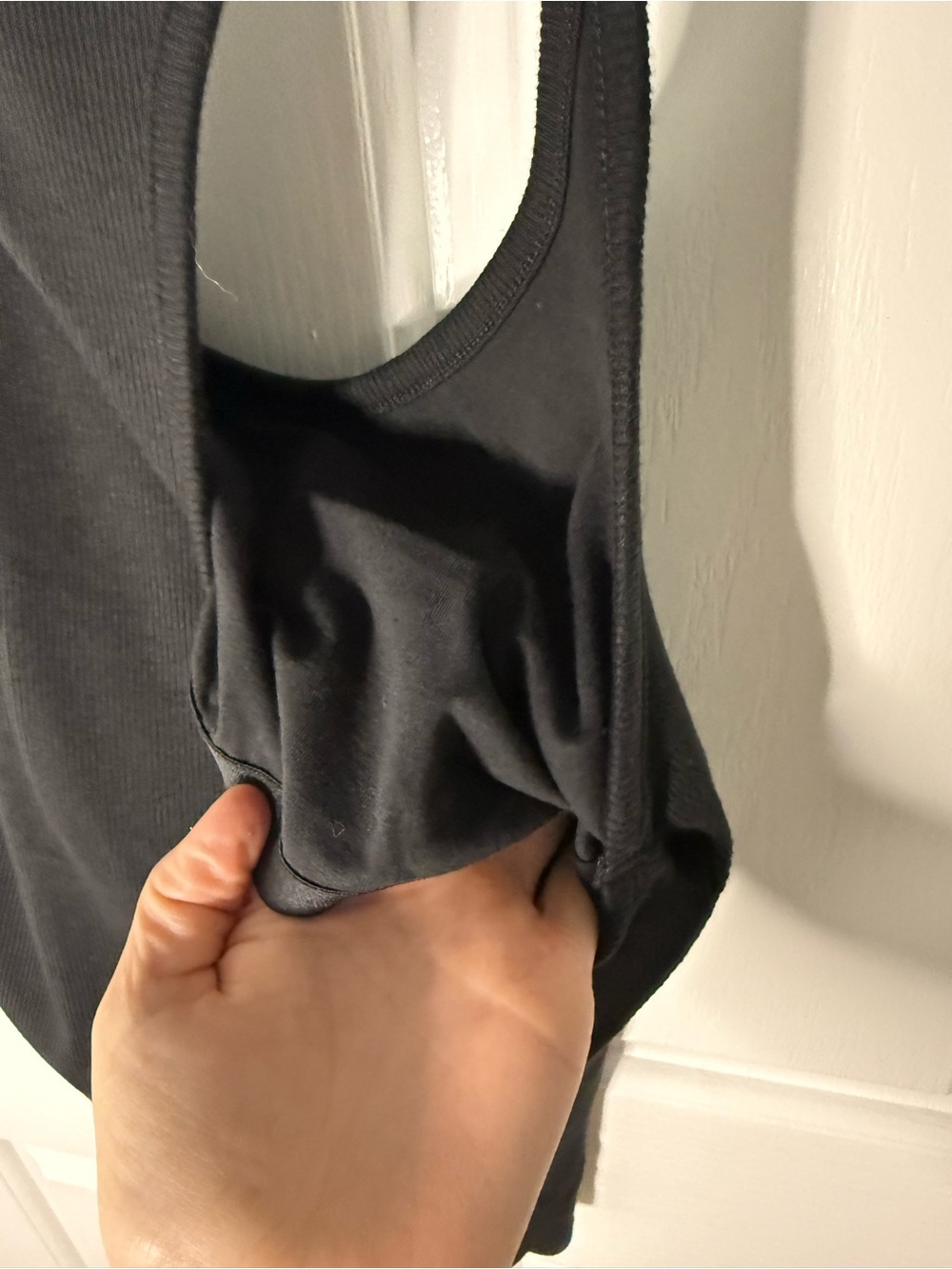 J. Crew Black Ribbed Racerback Tank - Picture 4 of 4